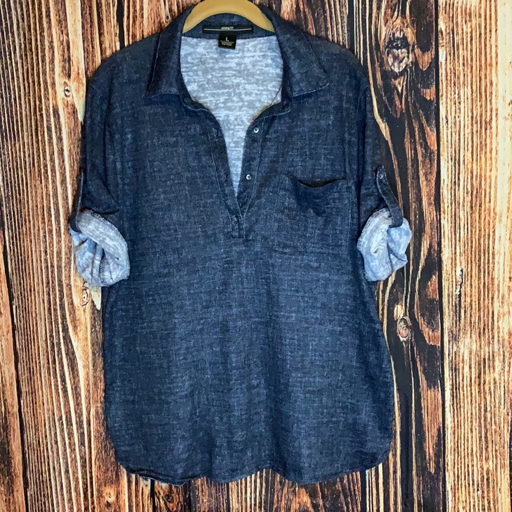 ⛱ Amang NY Chambray top